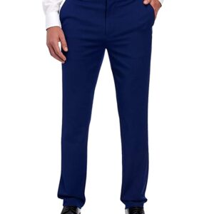 Ben Sherman Men's Bexley Flat Front Suit Separate Pants Blue L44 W38