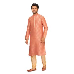 Manyavar Men's Silk Blend Regular Kurta
