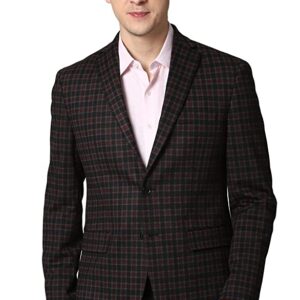 Peter England Men Maroon Blazer Regular (PIBZWNSFS78410 40)