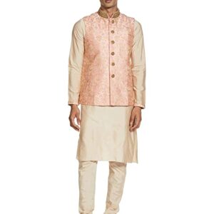 Manyavar Men's Silk Blend Kurta