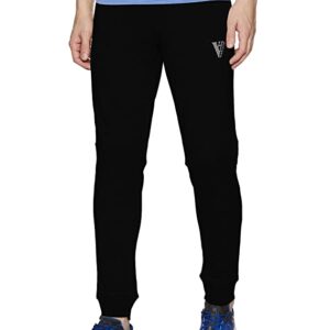 Van Heusen Athleisure Men Joggers - Cotton Rich - Drawstring Waist, Side Panel, Twin Pockets