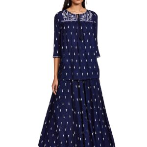 W for Woman Women's Rayon Salwar Suit Set