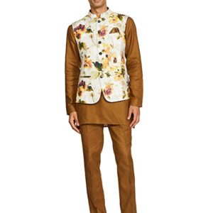 Ethnix Mens Regular Fit Bundi (RTUH00042-NA_Green_100