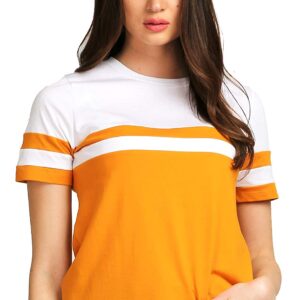 AELOMART Women's Cotton Regular Top(AWT2053-Pn)'